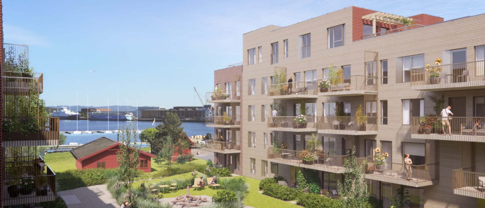 Horten Havneby - Illustrasjon