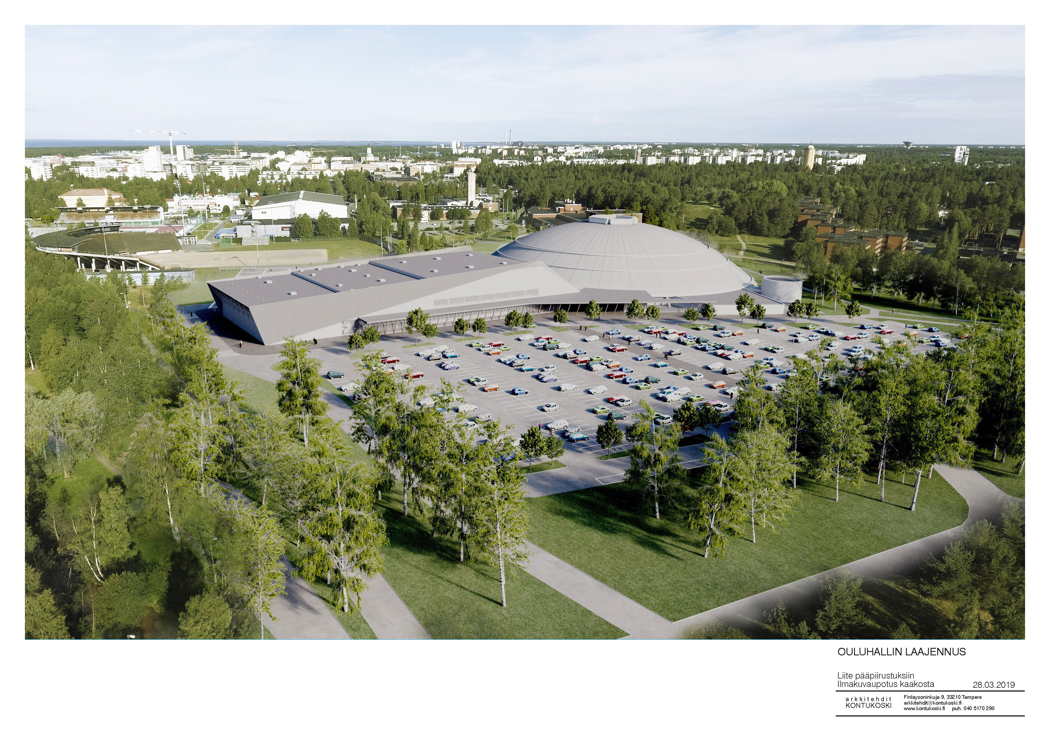 Ouluhall utbyggnad 1