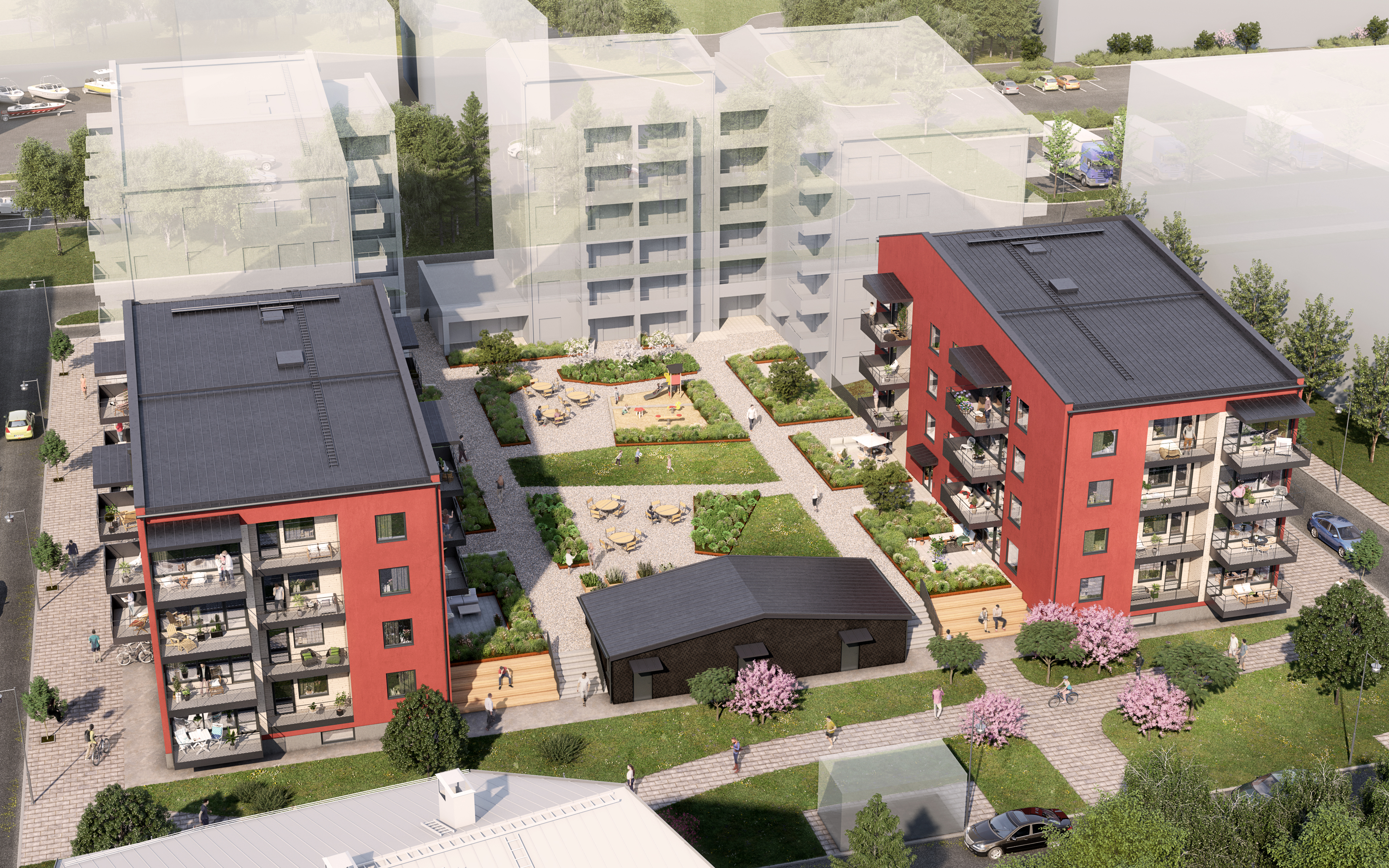 Poseidon Västerås wec360 OBS de skuggade volymerna är hyresrätterna