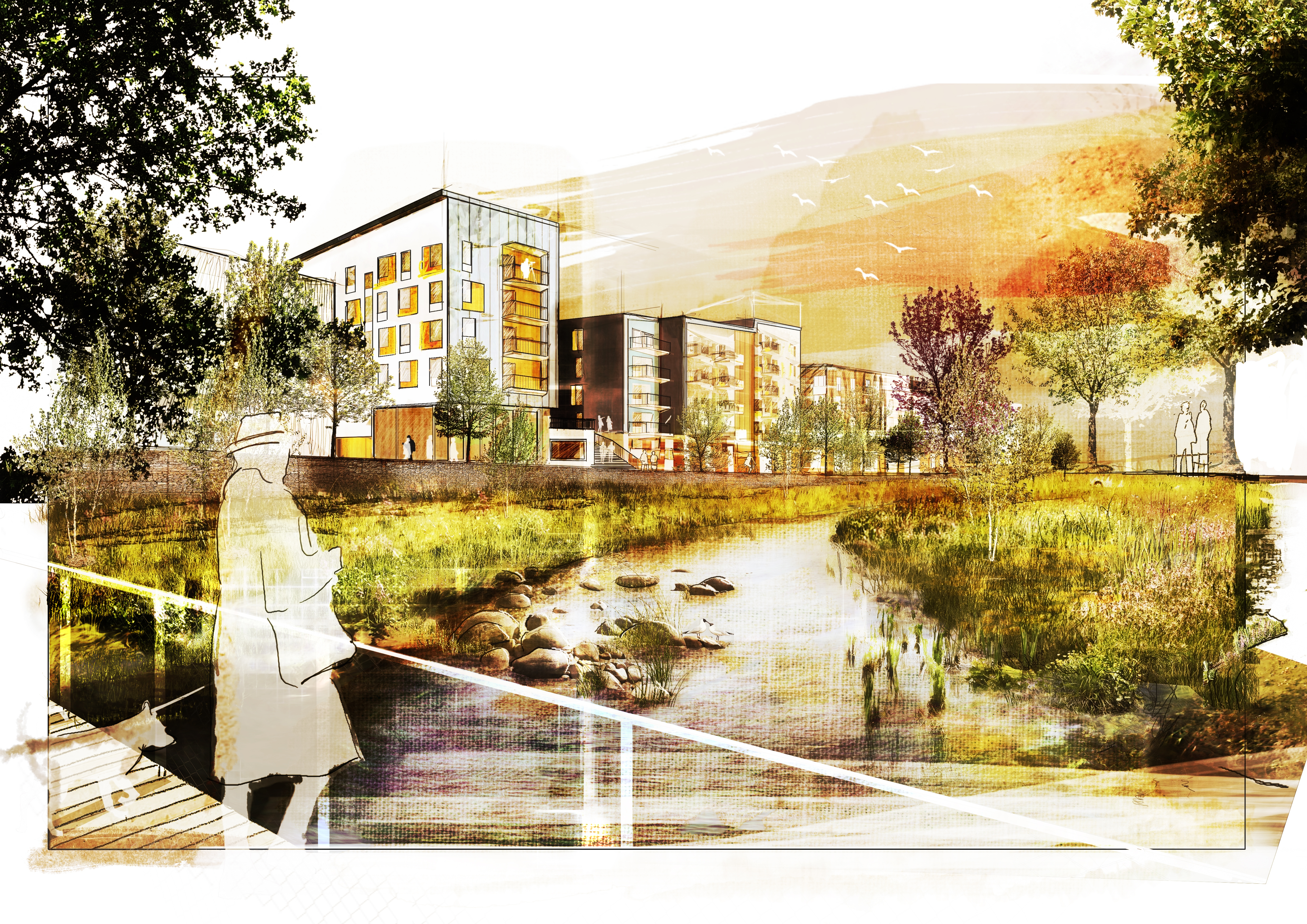 Visionsbild Bromstensstaden