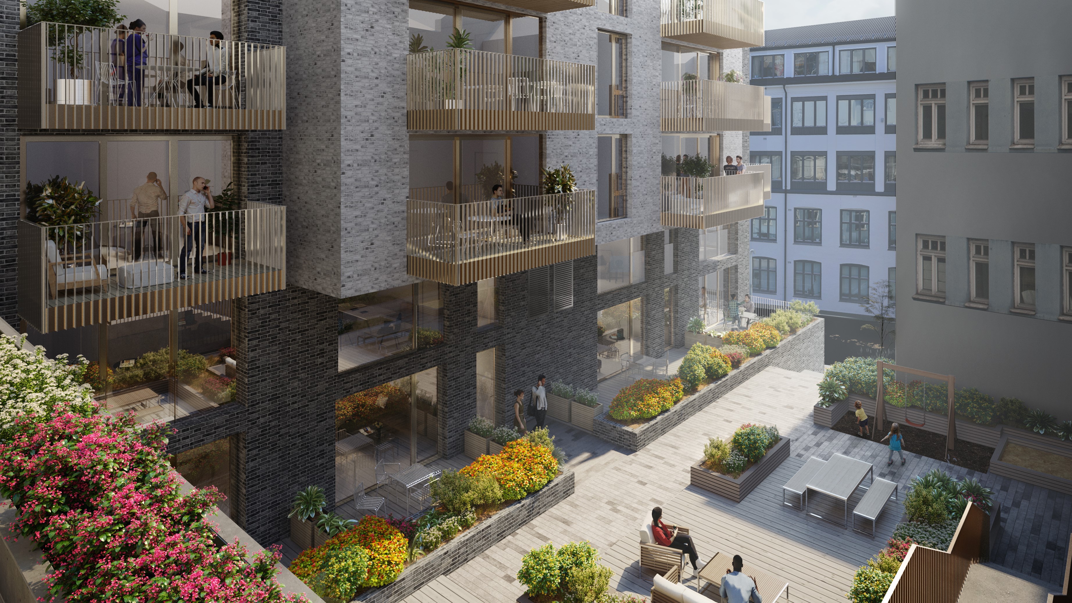 WaldemarsTorn courtyard